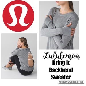 Lululemon “Bring It Backbend” Sweater